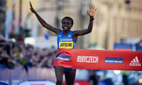 joyciline jepkosgei smashes four world records at prague half marathon aw