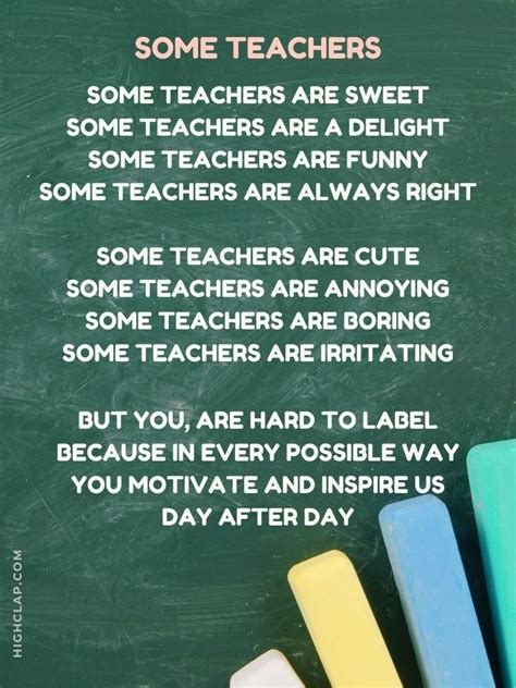 Top 111 A Funny Poem About Teachers