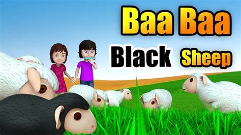 Baa Baa Black Sheep 3d Animation English Nursery Rhyme Kids Nursery