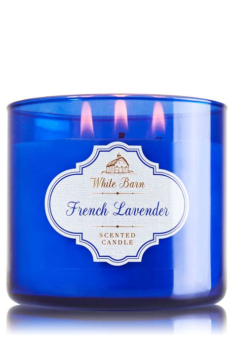 French Lavender 3 Wick Candle Home Fragrance 1037181 Candles Bath