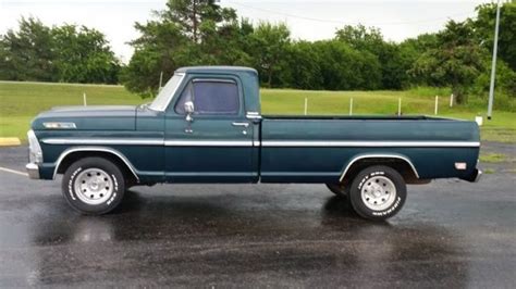 Very Nice 1969 F100 Green Ford Pickup For Sale Photos Technical