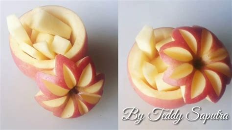 Simple Apple Carving For Kids Youtube