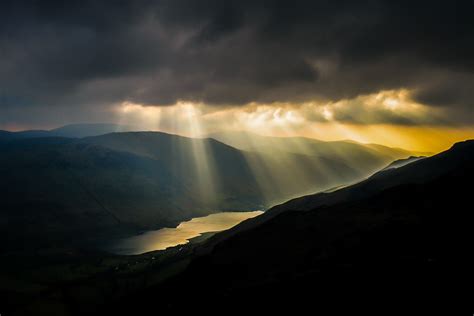 Wallpaper Sunlight Black Mountains Dark Sunset Sea Hill Lake