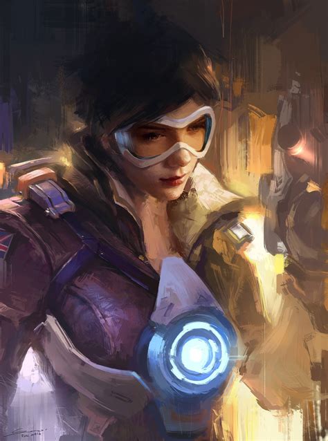 1920x1080 Resolution Overwatch Character Painting Overwatch Tracer
