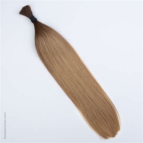 Ombre Golden Brown 12 Russian Bulk Hair 18 28