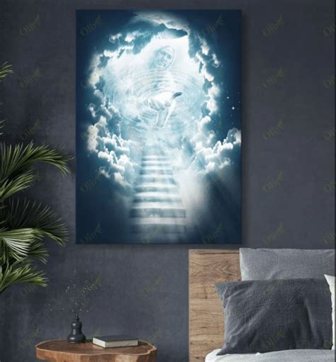 Stairway To Heaven Jesus Vertical Christian Poster 0921