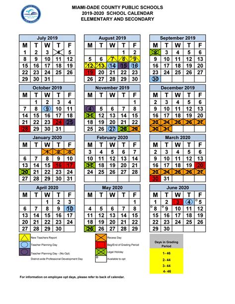 Miami Dade Calendar 2022