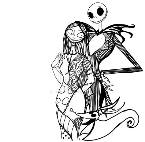 Nightmare Before Christmas Coloring Pages Printable - Coloring Home