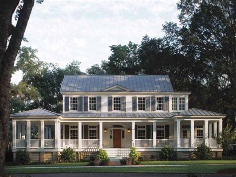 Country Home With Wrap Around Porch Porch House Plans Island House