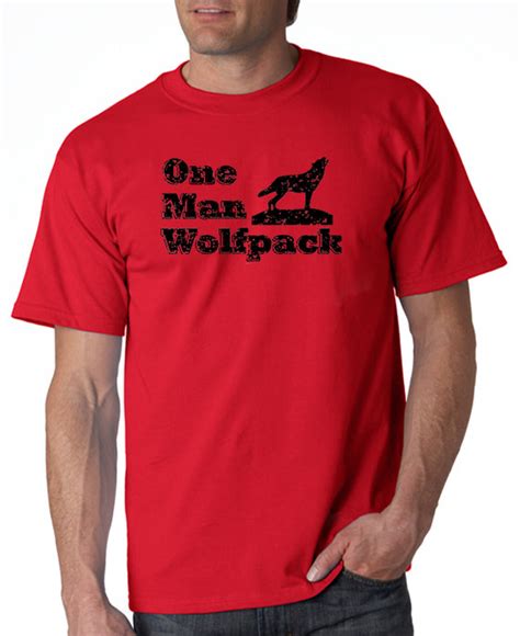 One Man Wolfpack T Shirt The Hangover Tshirt Designerteez