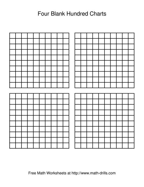 400 Number Grid Chart Printable Hundreds 4 Coloring Pages Flowers