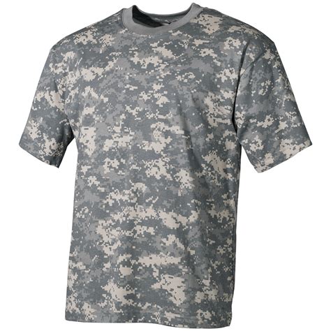 Us Military Top Army Mens T Shirt Tactical Tee Ucp Acu Digital