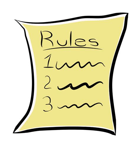 Rules Clipart Rule Book Rules Rule Book Transparent Free For Download