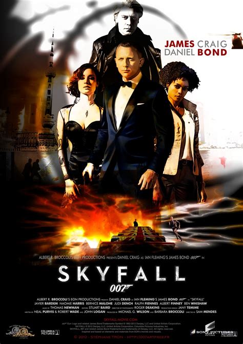 Skyfall Poster 4 James Bond Movie Posters James Bond Movies Roger Deakins Eon Productions