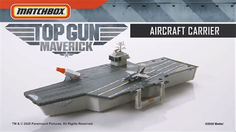 Matchbox Top Gun Maverick Aircraft Carrier Playset Mattel 55 Off
