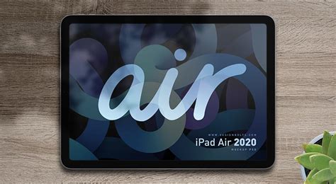 Free Apple iPad Air 2020 Mockup PSD | Designbolts