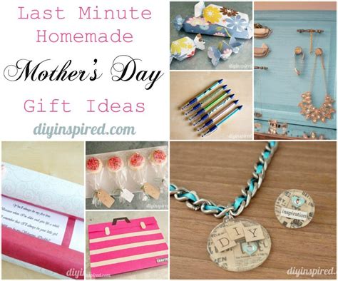 Homemade mothers day gifts last minute. Last Minute Homemade Mother's Day Gift Ideas - DIY Inspired