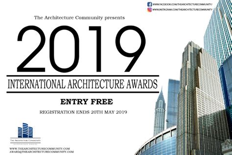 International Architecture Awards 2019 Entry Free