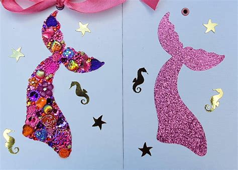 Mermaid Tail Craft Kit Children And Adult Diy Handmade Craft Etsy