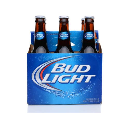 Bud Light Six Pack Side View Editorial Stock Photo Image Of View