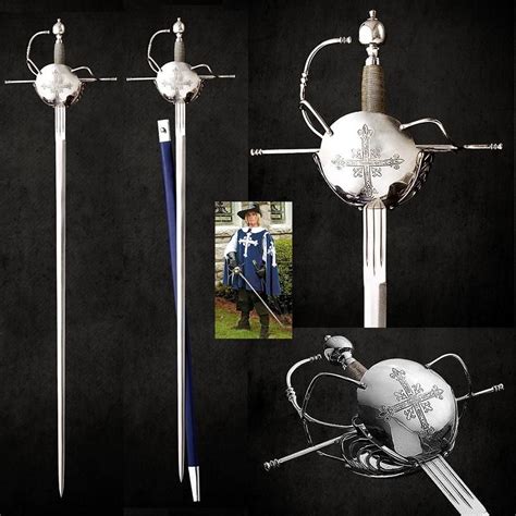 Nice Musketeer Rapier Scabbard Left And Right Handed Musketeers Wall