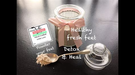 Do you or someone in your family have stinky feet? Healthy Feet Foot Powder Tea Tree & Rosemary Homemade - YouTube