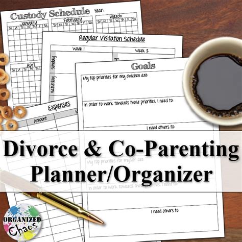 Mommy Monday: printable co-parenting / divorce planner ...