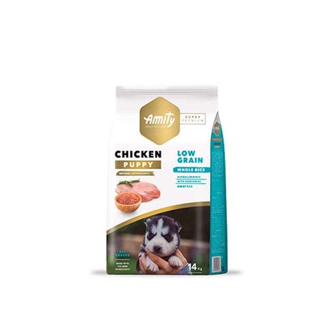 Amity Low Grain Chicken Puppy 4kg Patitas De Colores