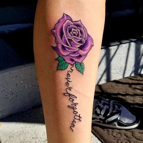 81 Pretty Purple Rose Tattoo Ideas [2024 Inspiration Guide]