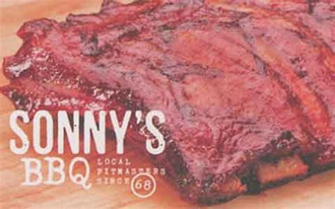 We offer average savings of 10%. Buy Sonny's BBQ Discount Gift Cards | GiftCard.net