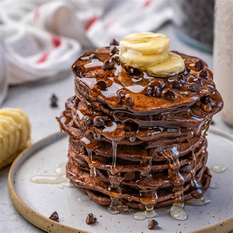 Healthy Chocolate Oatmeal Pancakes Healthy Fitness Meals