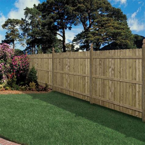 This type of fencing can include pressure treated cedar, picket, lattice, cattle panel inserts, arched gates and more. Shop 6-ft x 8-ft Spruce Dog-Ear Pressure Treated Wood ...