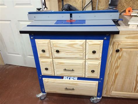Kreg Router Table Cabinet Woodworking Jigs And Tools Pinterest