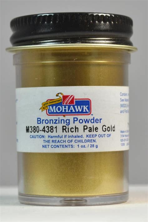 Mohawk Bronzing Powder Rich Pale Gold M380 4381 5597