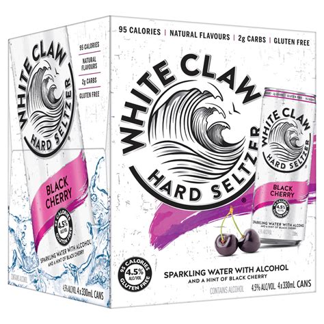 White Claw Seltzer Black Cherry Can 330ml