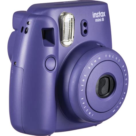 Fuji Instax Mini 8 Instant Photo Camera Grape Purple W 20 Instax Films