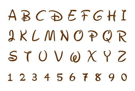 Disney Alphabet Letters Numbers Font X Custom Stencil My Xxx Hot Girl