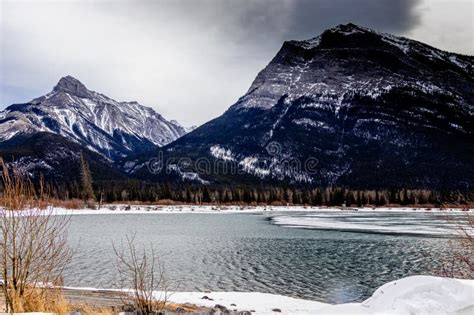 Gap Lake Provincial Recreation Area Alberta Canada Stock Photo