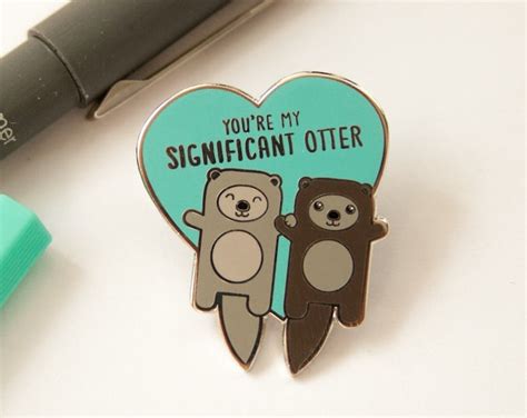 cute card you re my significant otter funny etsy