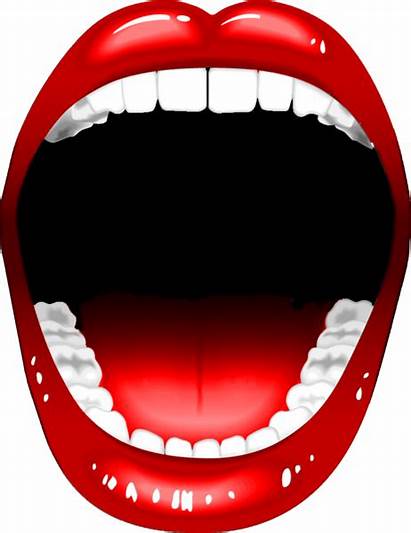 Mouth Clipart Transparent Open Clip Opened Clipground