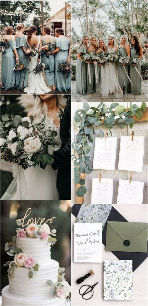 Silver Sage Green Wedding Color Ideas 2019 Weddings Weddingideas