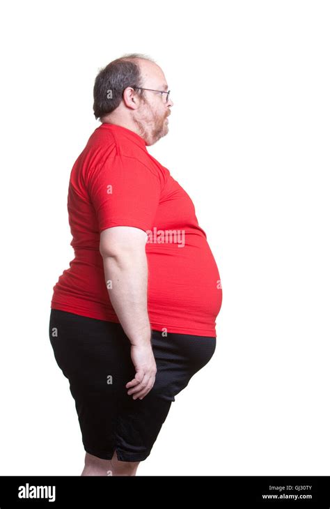 Very Obese Man Stock Photo Alamy