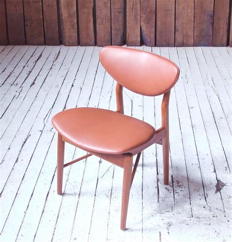 finn juhl side chair model 108 in teak and leather denmark 1946 at 1stdibs finn juhl 108 chair