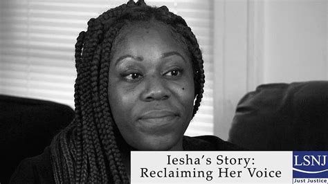 Ieshas Story Reclaiming Her Voice The Justice Gap Report