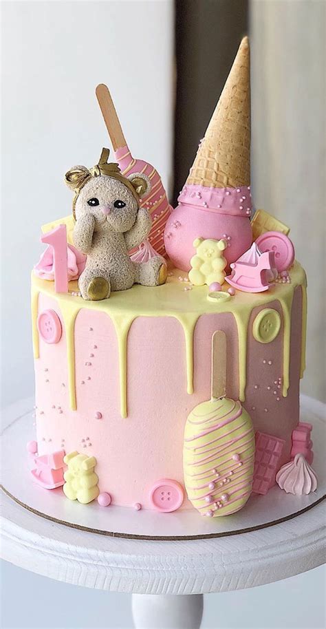 Cute 1st Baby Birthday Cake Designs First Birthday Cake Ideas