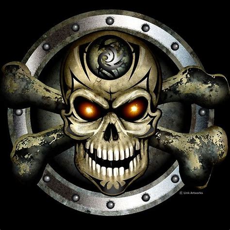 Crossbones Skull By Linkartworks Skull Crossbones Artwork