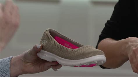 Skechers Go Step Mesh Ballet Sneakers Primary On Qvc Youtube