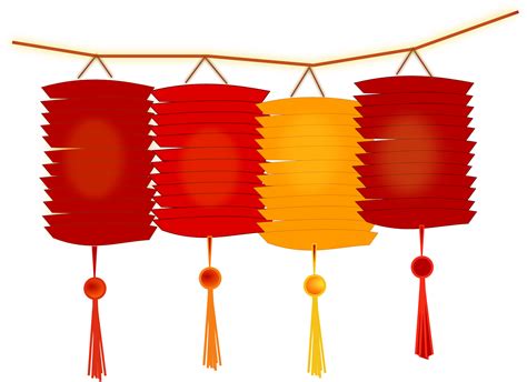 Lanterns For Chinese New Year Transparent Png Stickpng