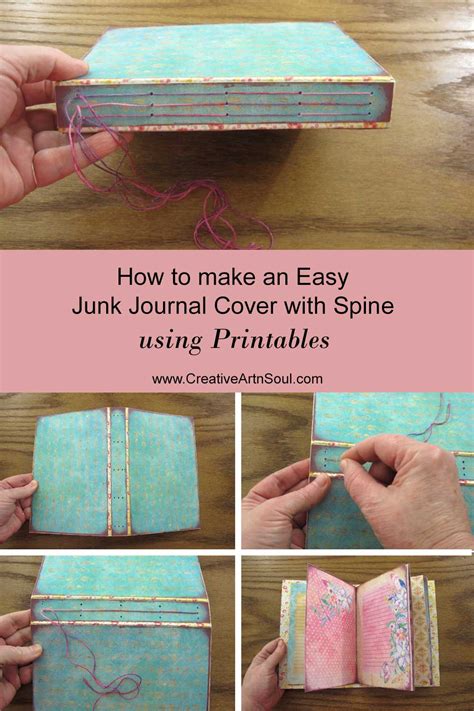 How To Make A Hidden Spine For Your Junk Journals Journal Covers Diy