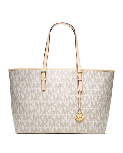 Lyst Michael Michael Kors Medium Jet Set Multifunction Logo Travel